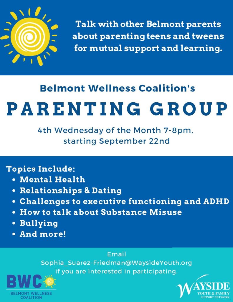 Parenting Group Starts Up for the School Year