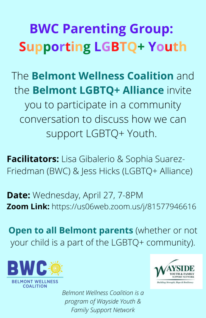 Parenting Group with the LGBTQ+ Alliance