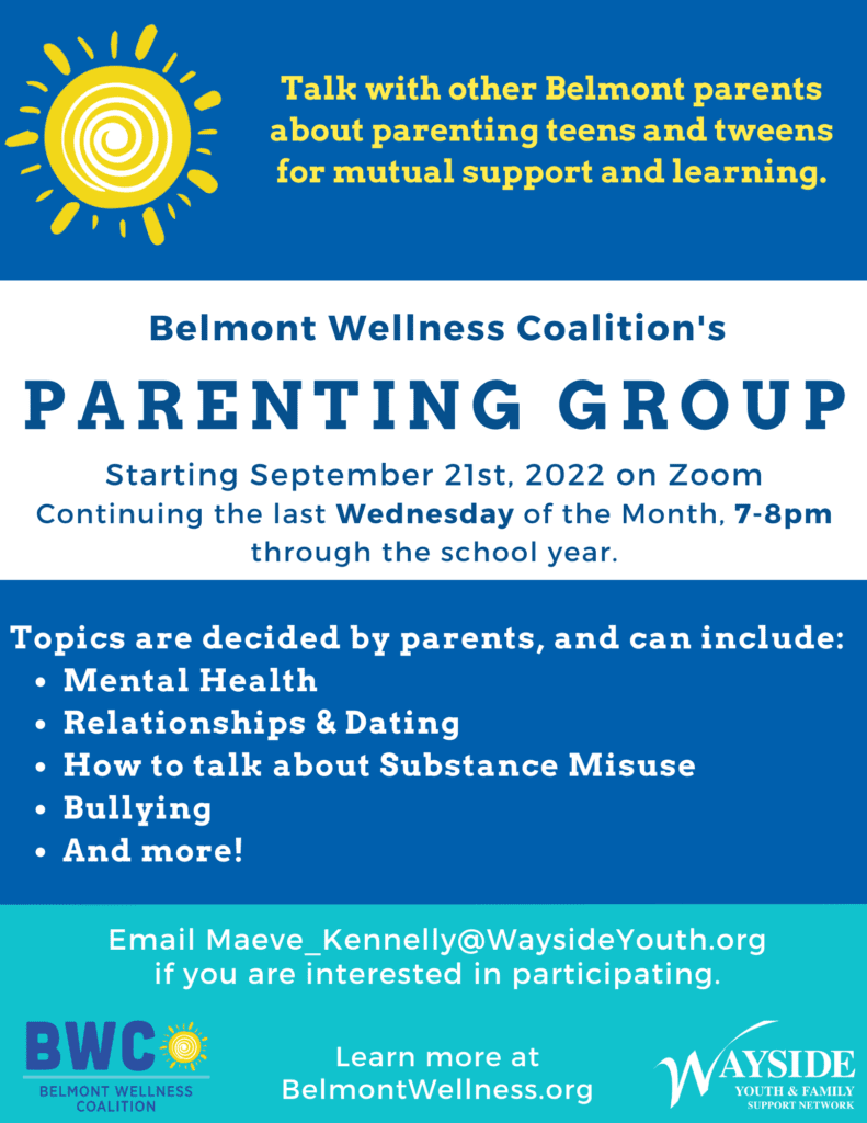 Parenting Group Starting Sep. 21st